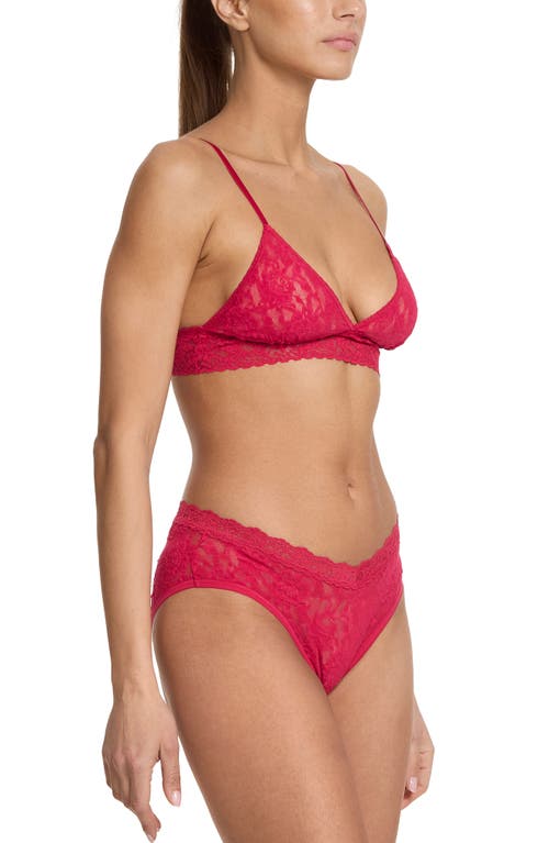 Hanky Panky Signature Lace Padded Bralette In Pink