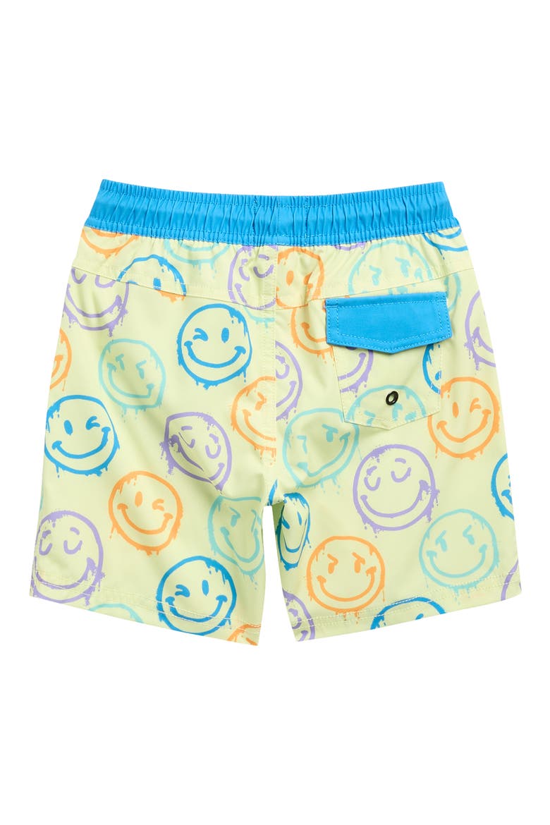 Kids' Bali Swim Trunks, Alternate, color, SHADOW LIME/ WINKEY