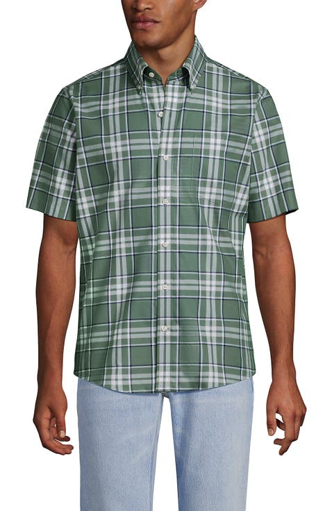 Short Sleeve No Iron Twill Shirt