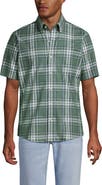 Lands' End Short Sleeve No Iron Twill Shirt