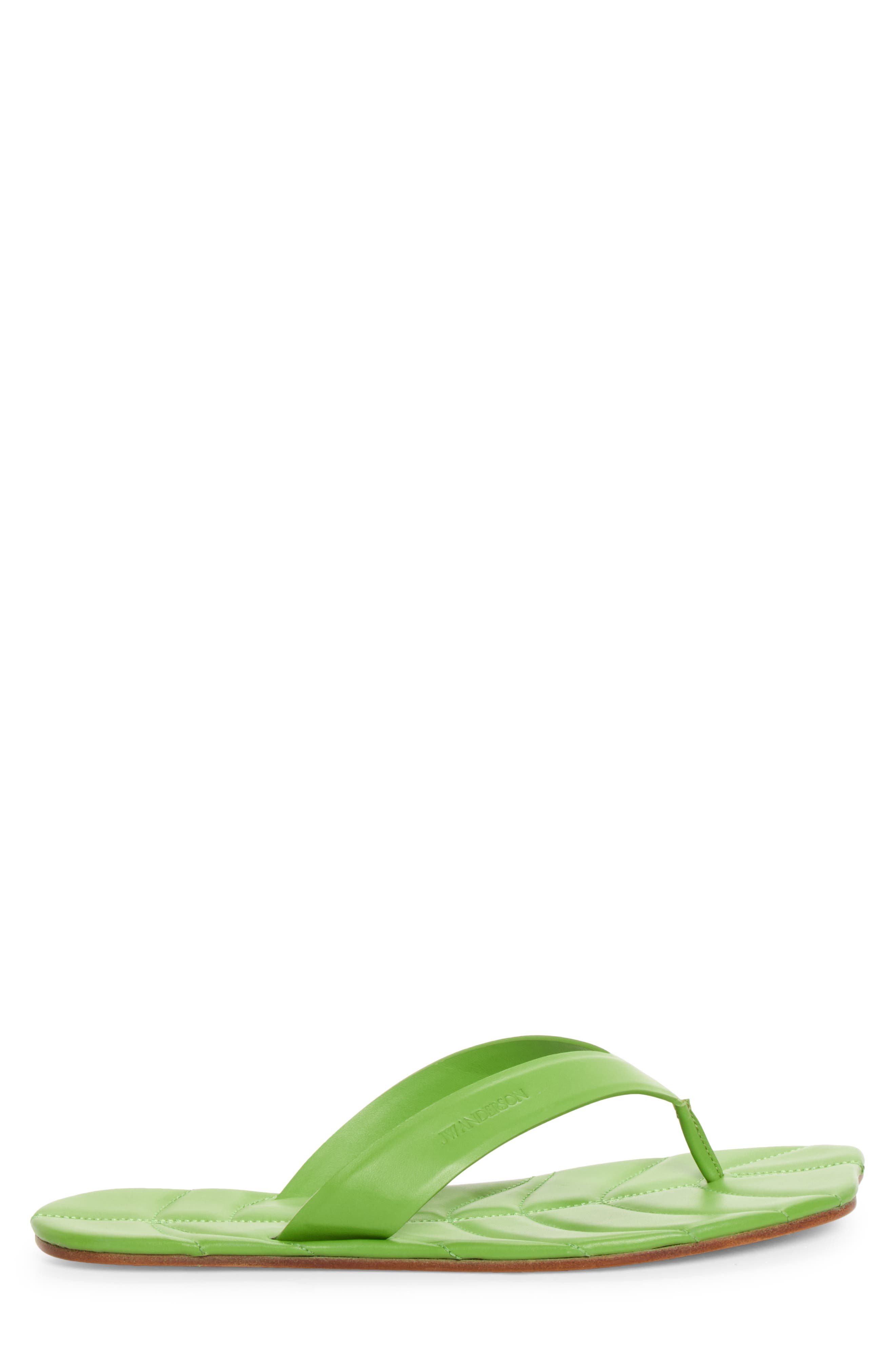 Leaf Flip Flop Sandal, Alternate, color, LIME