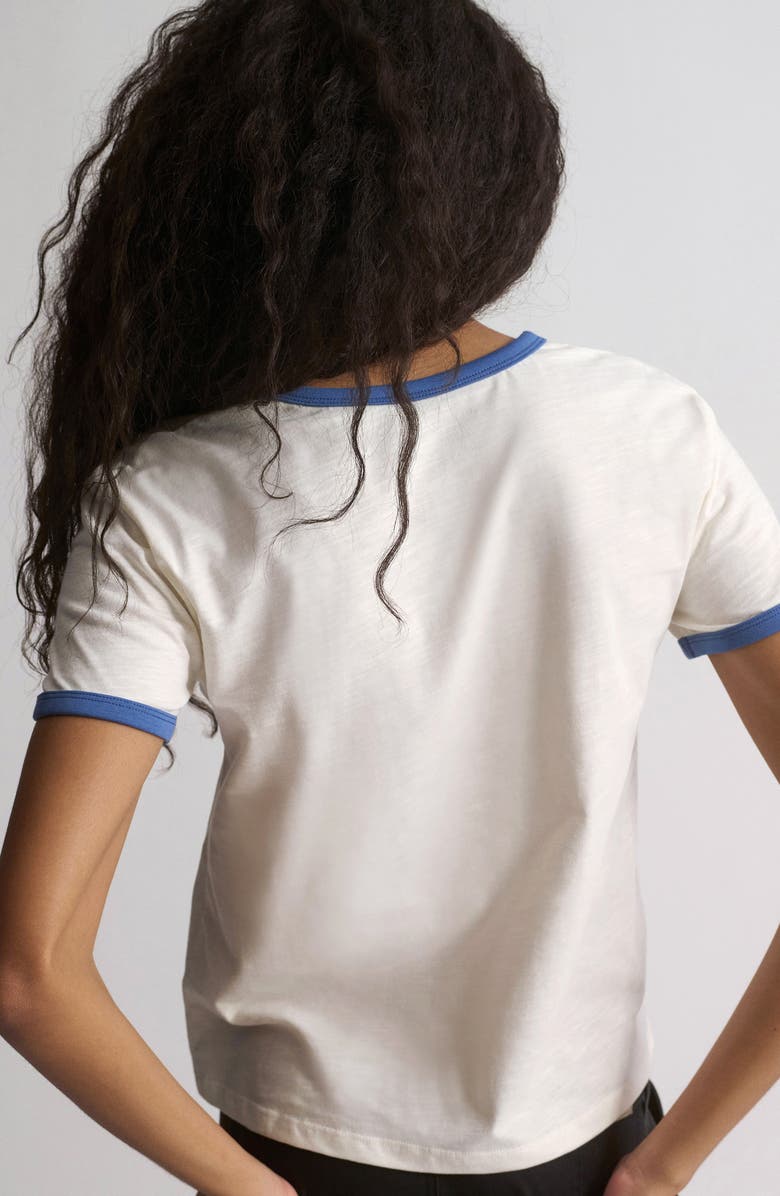 Brooklyn Industries Brooklyn Slim Fit Cotton Slub Graphic T-Shirt, Alternate, color, Antique White