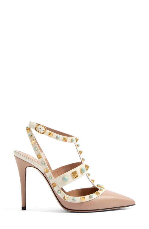 Valentino Garavani Rockstud Pointed Toe Caged Pump