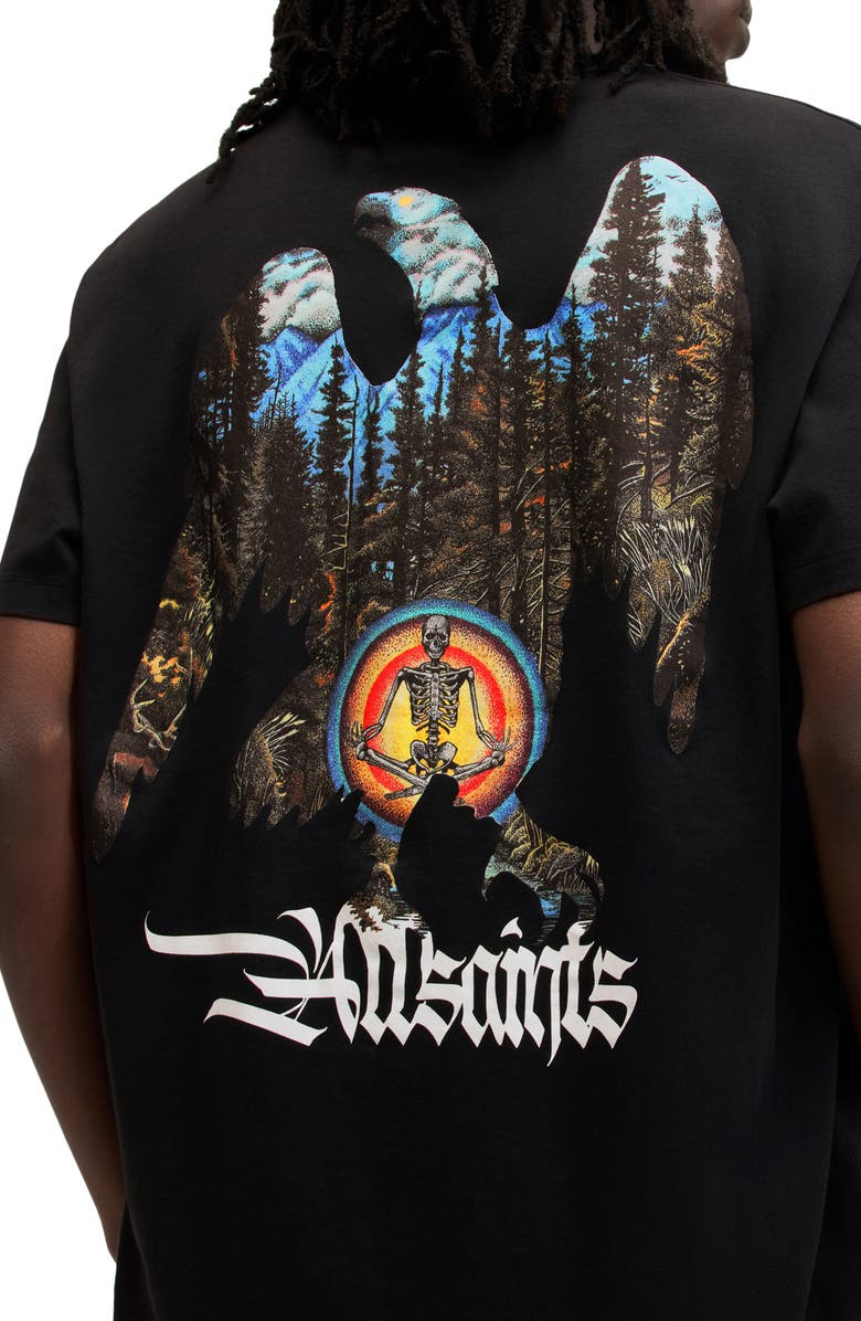 AllSaints Eagle Mountain Graphic T-Shirt, Alternate, color,