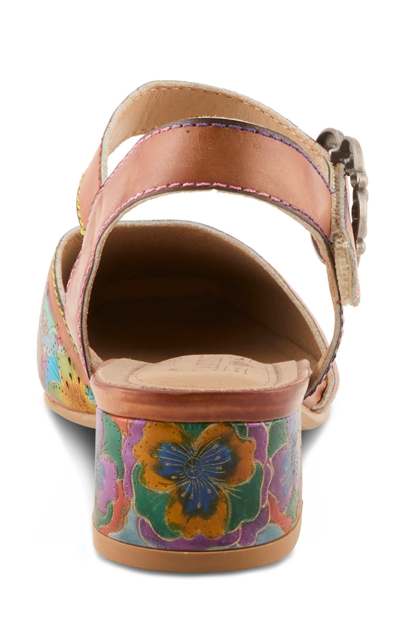 L'Artiste by Spring Step Funferbiz Ankle Strap Pump, Alternate, color, Camel Multi