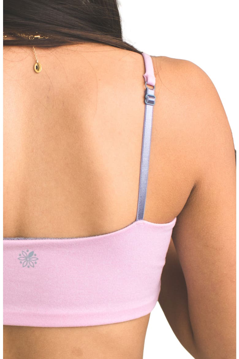 Bleum Padded Reversible Girls Bralette, Alternate, color, Pink-Silver