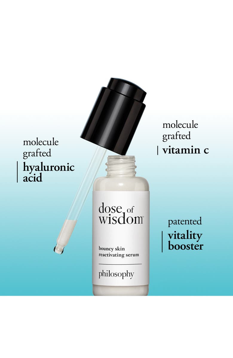 philosophy dose of wisdom<sup>™</sup> bouncy skin reactivating serum, Alternate, color,