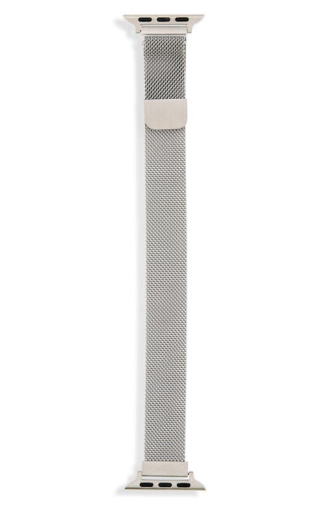 Skinny Stainless Steel Mesh Apple  Watch Replacement Band - 38mm/40mm