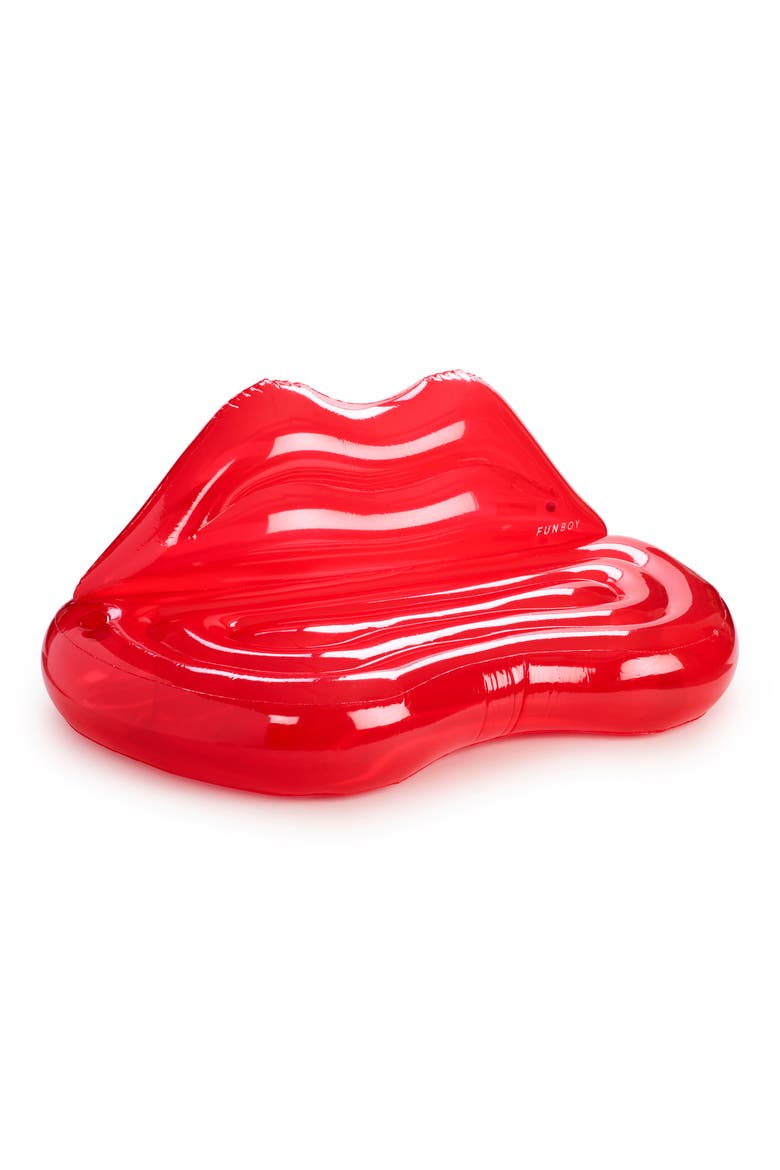 Floating Lip Couch, Alternate, color, RED