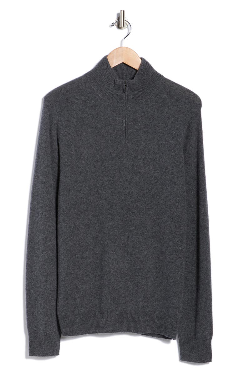 Cashmere Quarter Zip Sweater