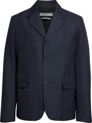 Jacquemus La Veste Cabri Three-Button Blazer
