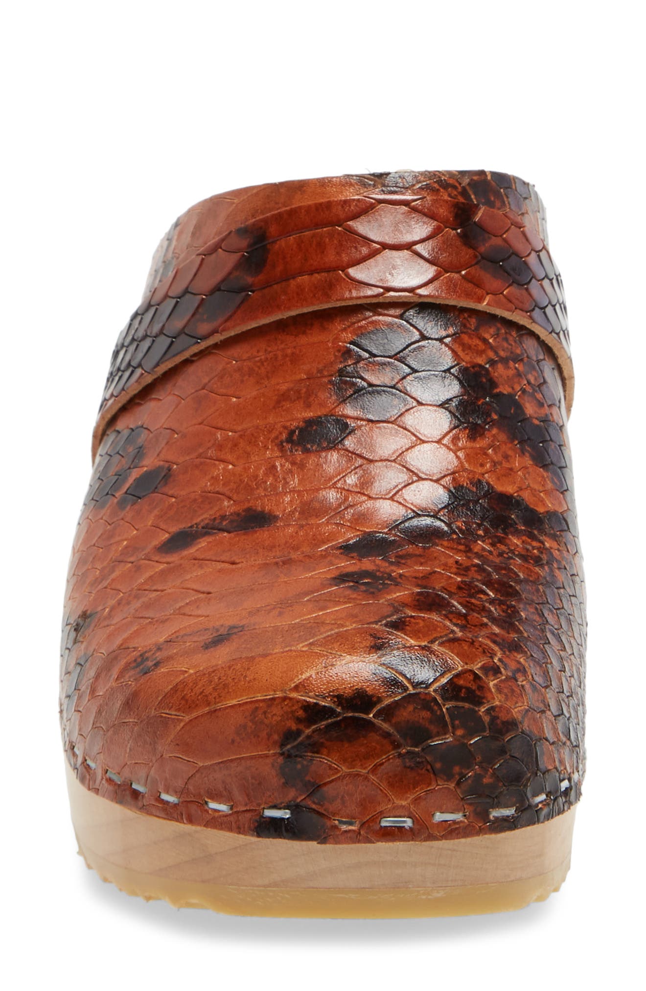 Husband Clog, Alternate, color, SNAKE PRINT LEATHER