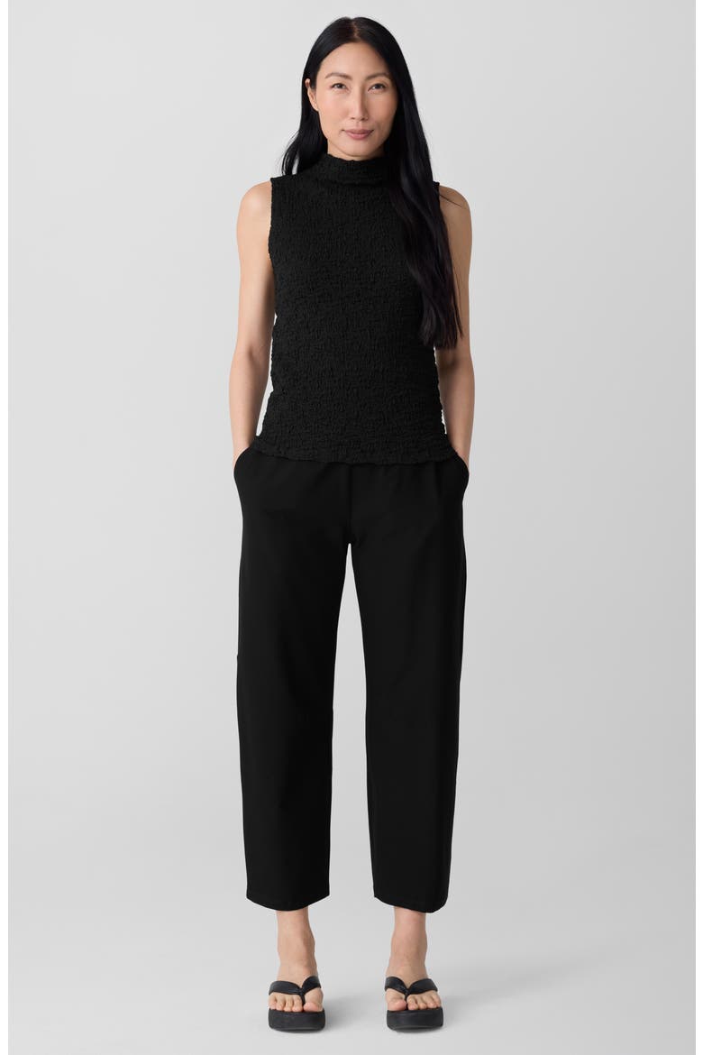 Ankle Barrel Leg Pants, Alternate, color, BLACK