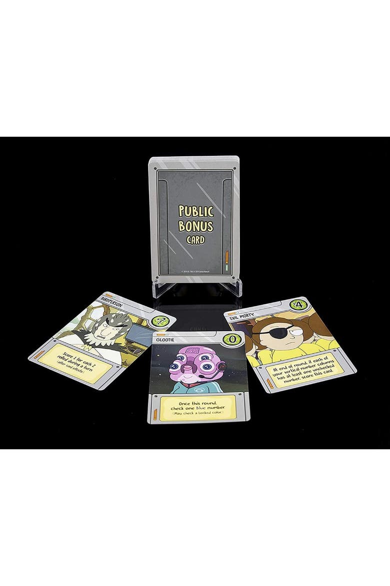 Rick And Morty The Morty Zone Dice Game, Alternate, color, Multicolored