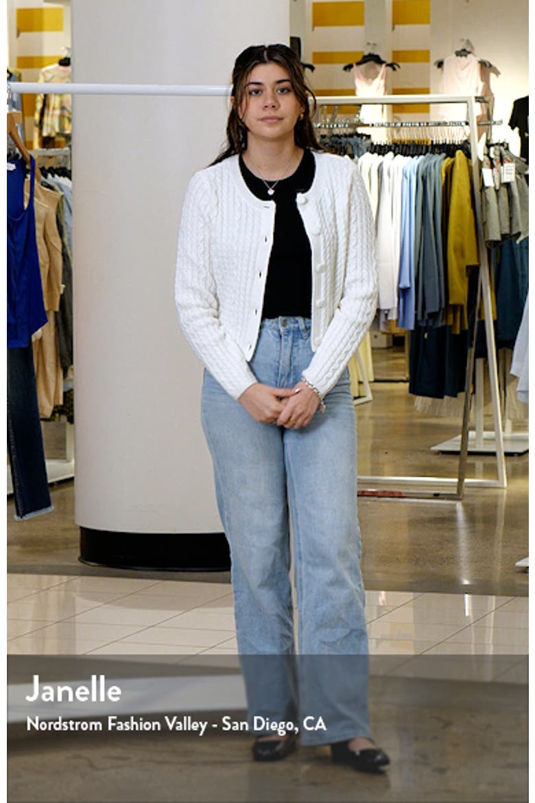 Crop Cable Cardigan video