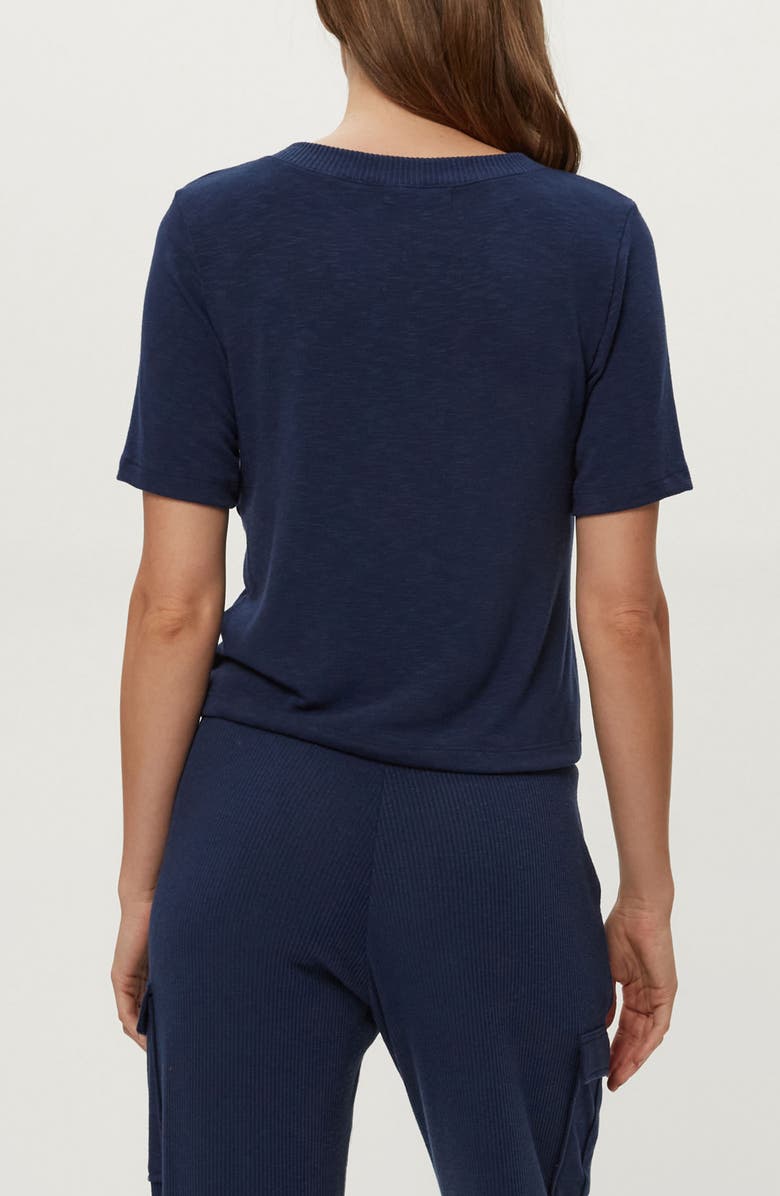 Michael Stars Matty V-Neck T-Top, Alternate, color, Nocturnal