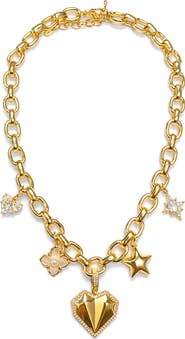 LA MENO Sweetheart Charm Necklace