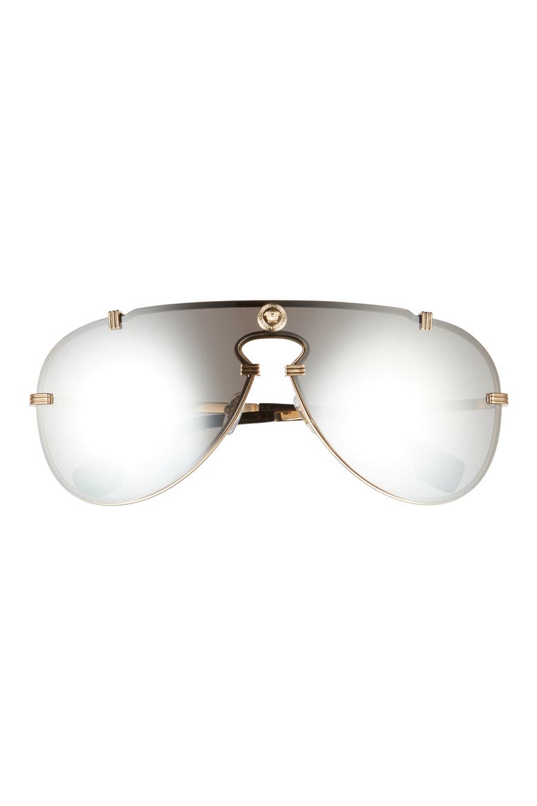 43mm Shield Sunglasses, Main, color, GOLD