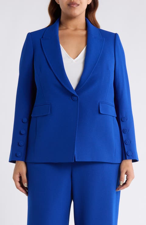 One-Button Blazer (Plus)