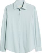 Bugatchi James OoohCotton® Geometric Print Button-Up Shirt