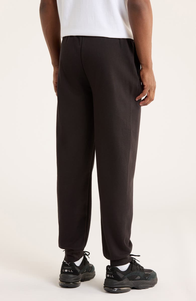 PUMA Maximal Metallic Logo Sweatpants, Alternate, color, Puma Black