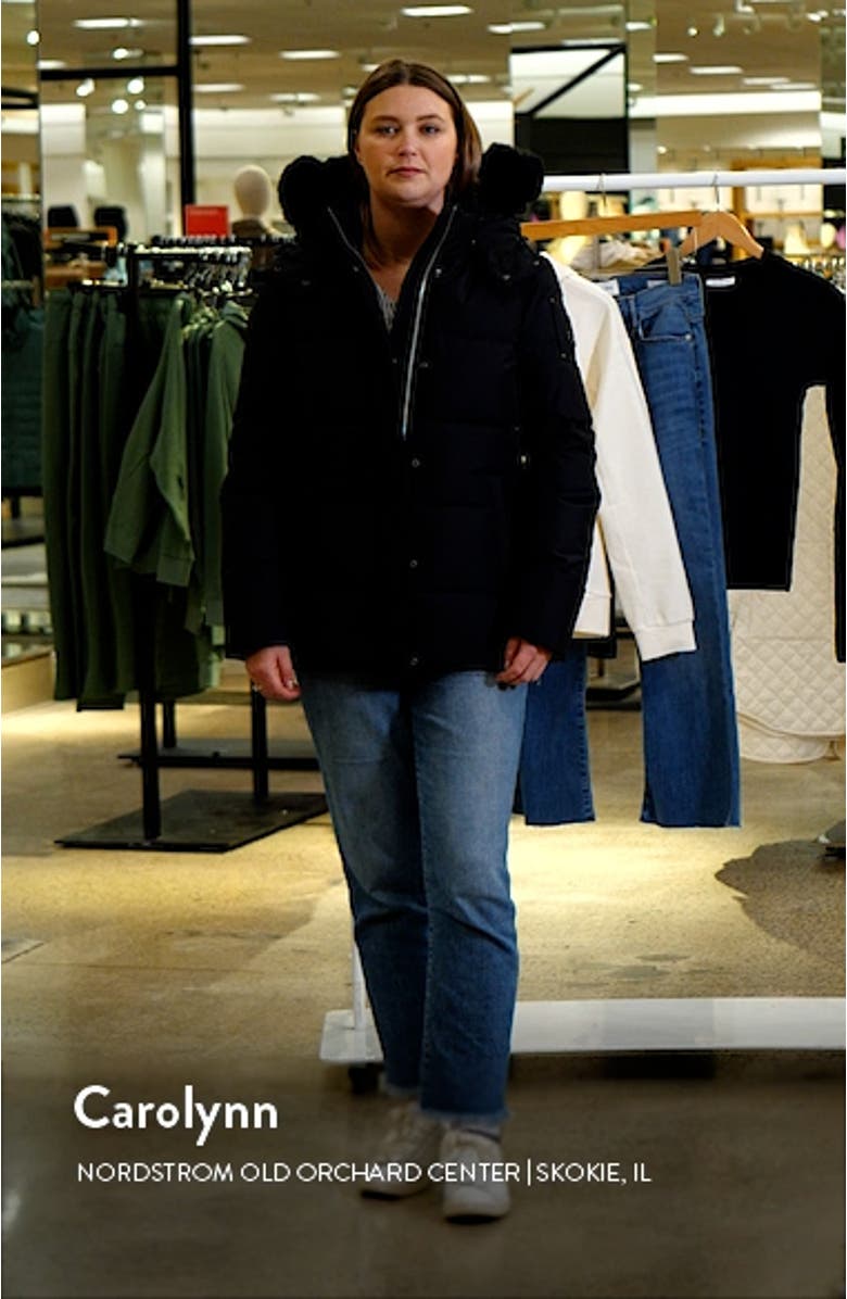 Women's Cloud 3Q Down Jacket with Removable Genuine Shearling Trim, sales video thumbnail