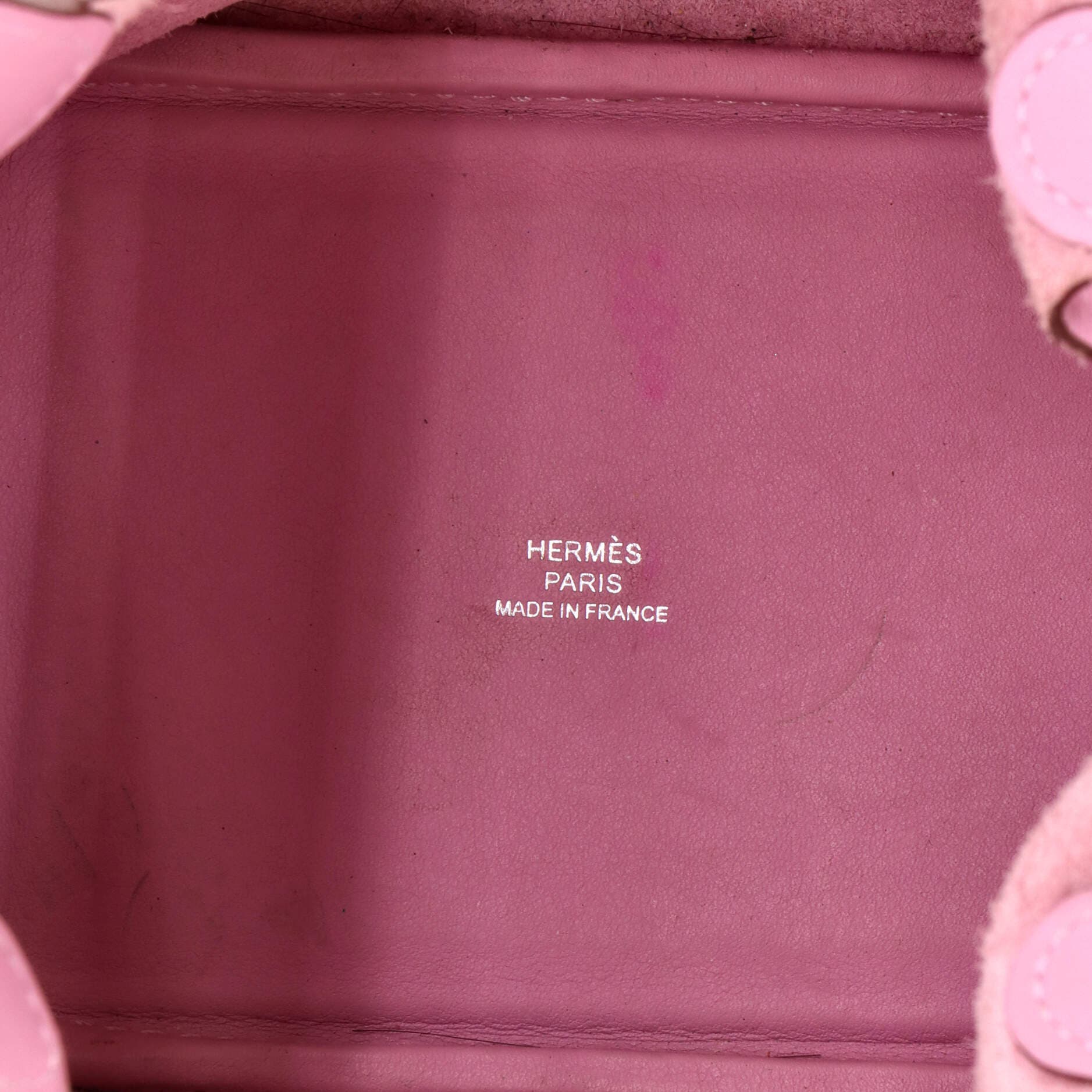 Pre-Owned Hermes Picotin Lock Bag Lucky Daisy Printed Swift Micro, Alternate, color, Mauve Sylvestre