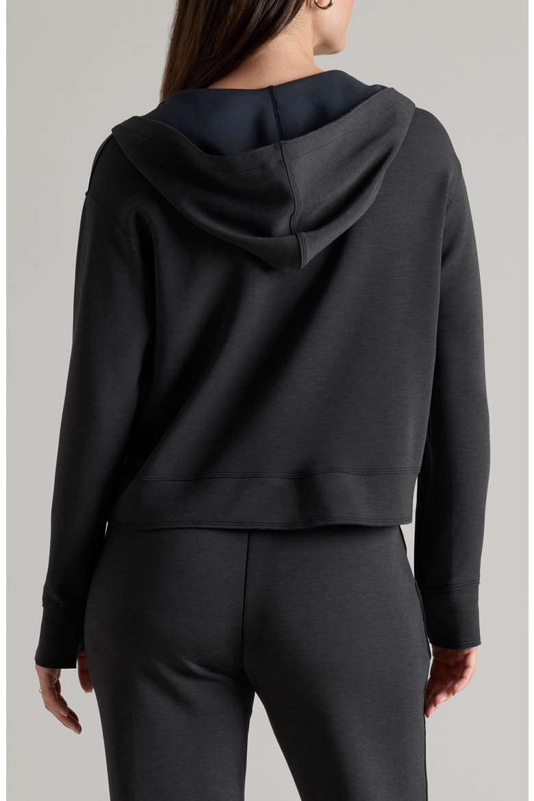 DreamGlow Full Zip Hoodie, Alternate, color, BLACK