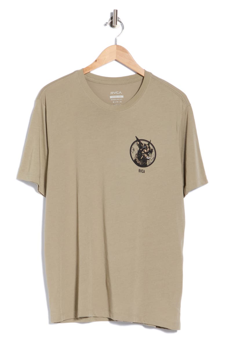 Chaos Graphic T-Shirt, Alternate, color, COVERT GREEN
