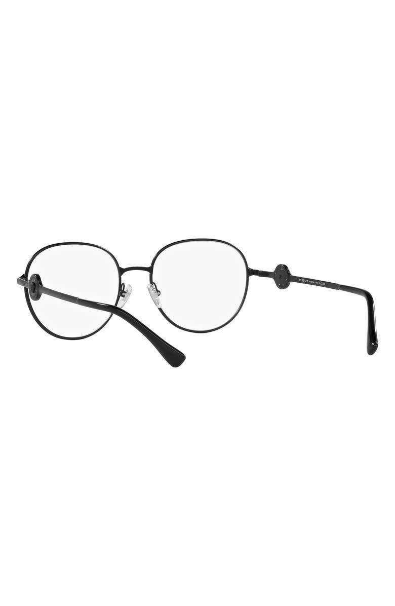 Versace 54mm Round Optical Glasses, Alternate, color, 
