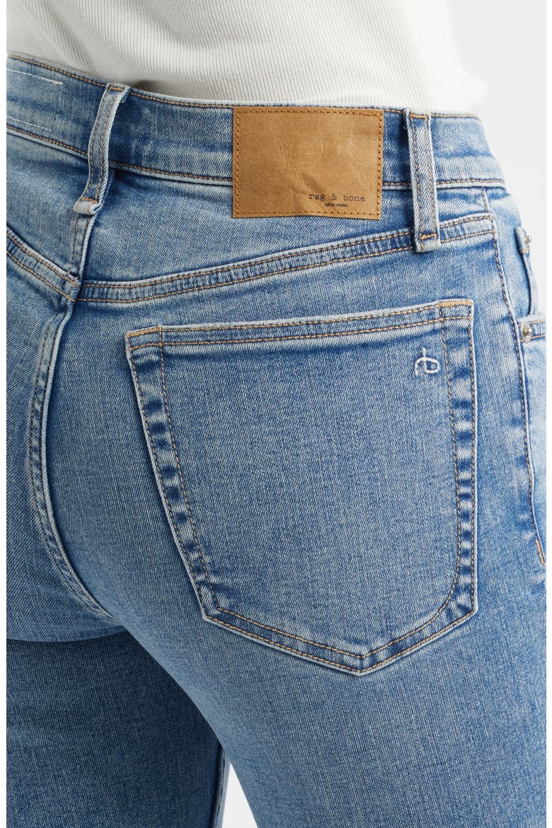 Flexi Peyton Mid Rise Ankle Bootcut Jeans, Alternate, color, TANSY
