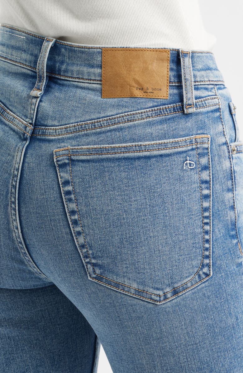 rag & bone Flexi Peyton Mid Rise Ankle Bootcut Jeans, Alternate, color, Tansy