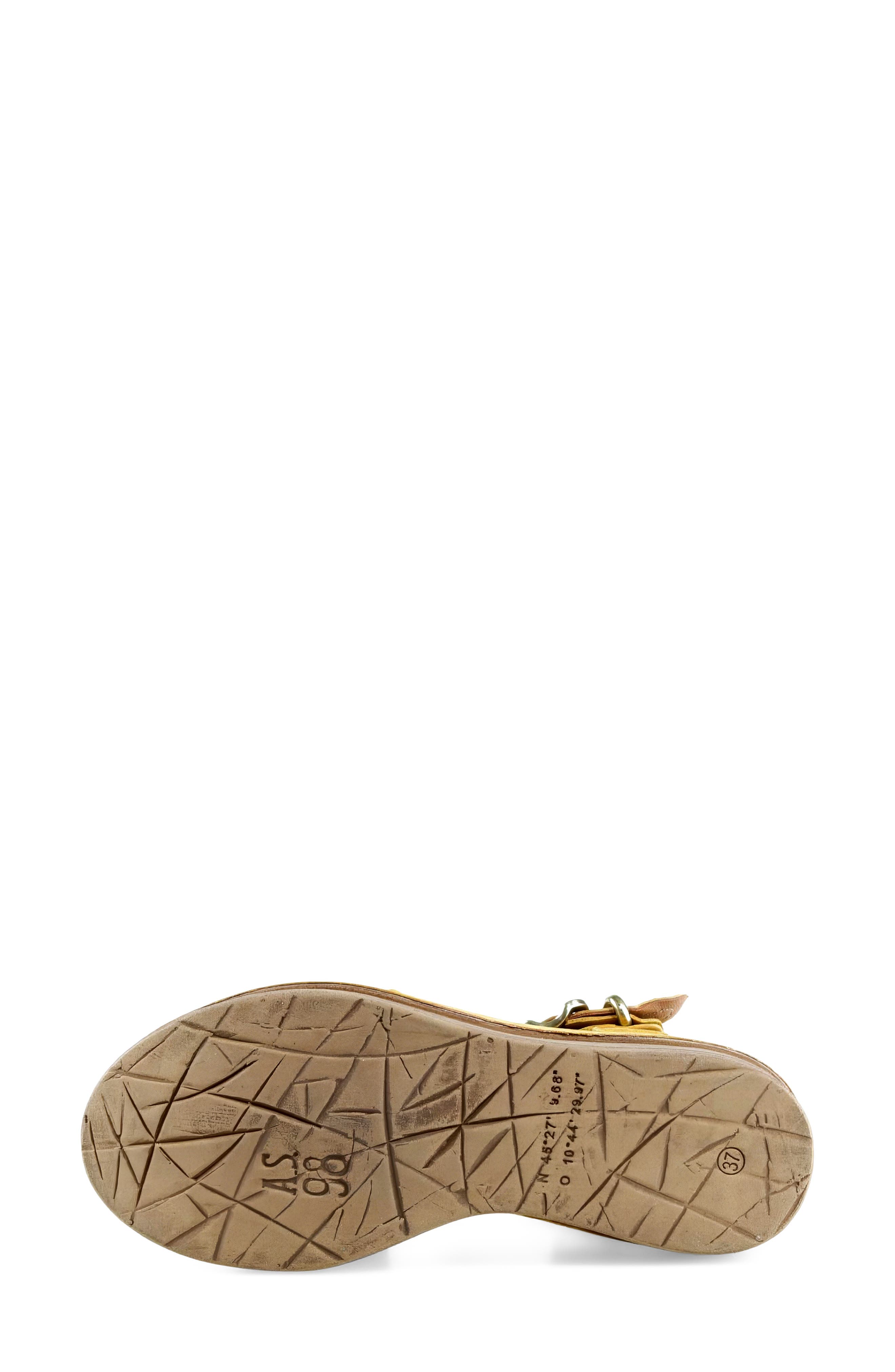 Spaulding Ankle Strap Sandal, Alternate, color, MUSTARD