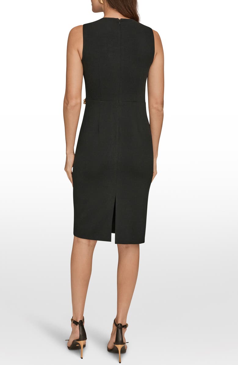 Donna Karan New York Sleeveless Sheath Dress, Alternate, color, Black