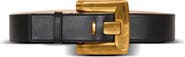 Balmain Large Anthem calfskin leather belt
