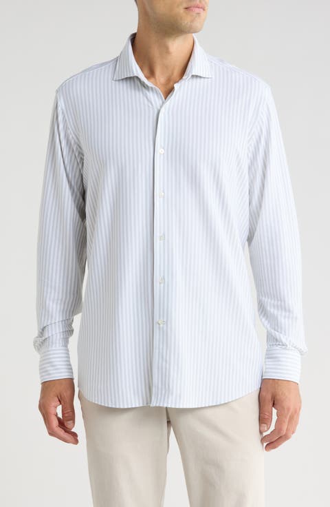 Crown Crafted Excursionist Flex Stripe Button-Up Shirt