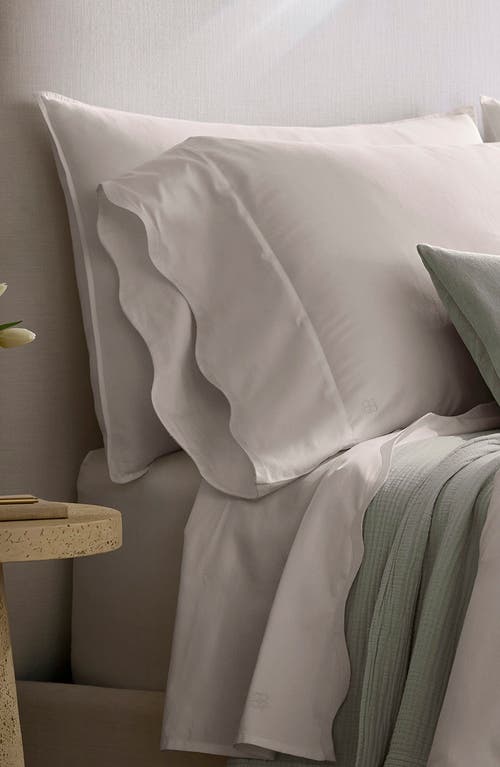 BOLL & BRANCH BOLL & BRANCH SIGNATURE CURVED EDGE SET OF 2 ORGANIC COTTON PILLOWCASES