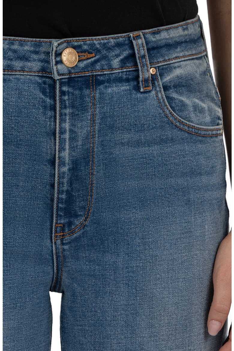 Sienna High Waist Cuffed Hem Wide Leg Jeans, Alternate, color, STEWARDSHIP
