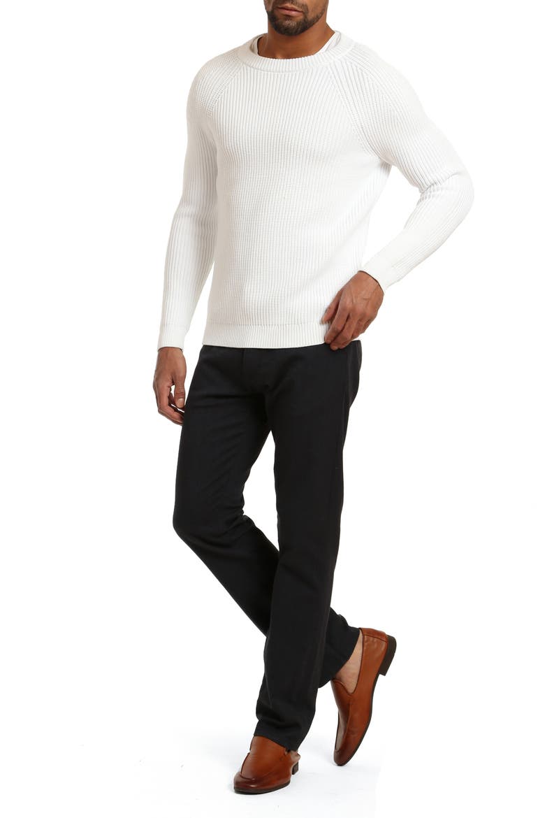 Cool Herringbone Tapered Slim Fit Pants, Alternate, color, NAVY
