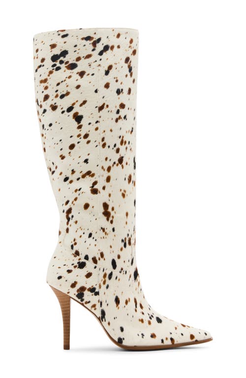 Steve Madden Wescot Genuine Calf Hair Knee High Boot In Multi