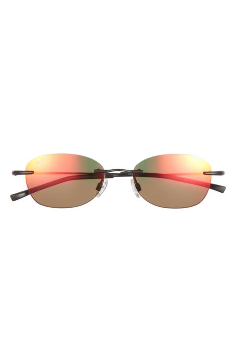 51mm Core Oval Polarized Sunglasses