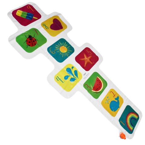Hopscotch Game Water Sprinkler 58X22 Inch, Coconut Float, Age 5+