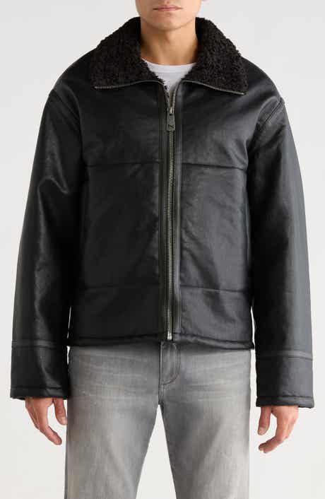 Noize Faux Leather Short Jacket