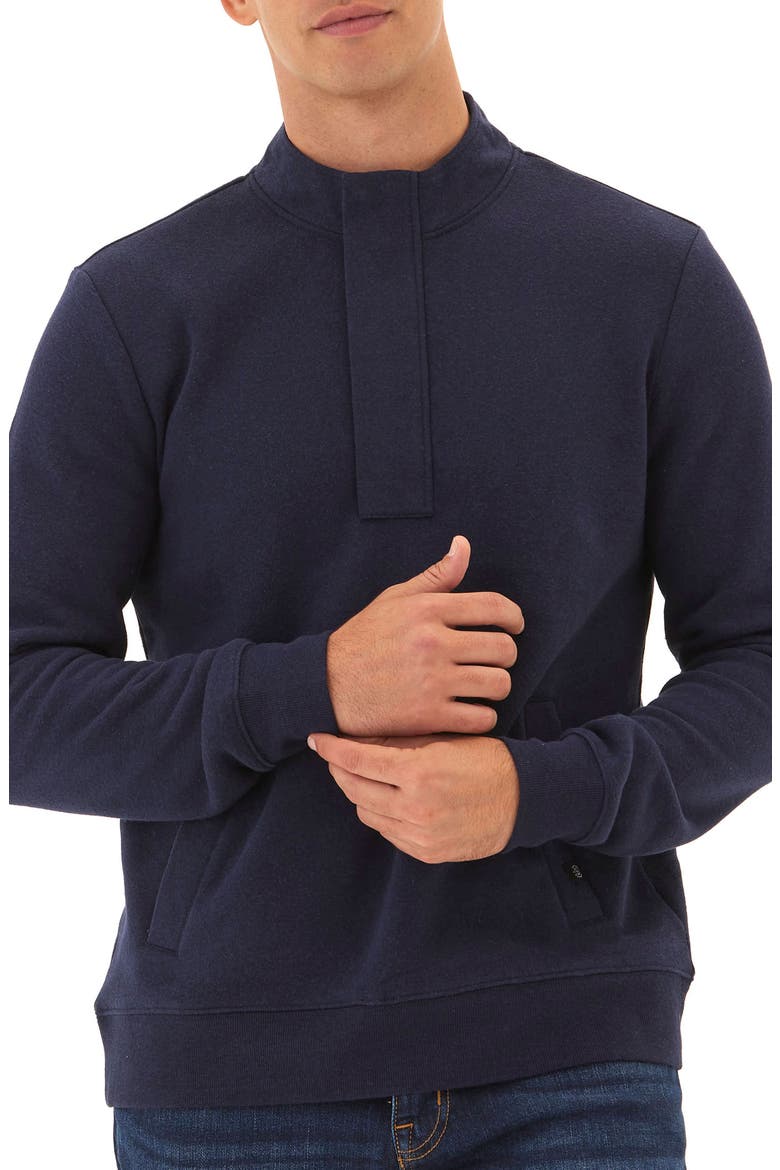 Kason Triblend Fleece Quarter Zip, Main, color, STARGAZER