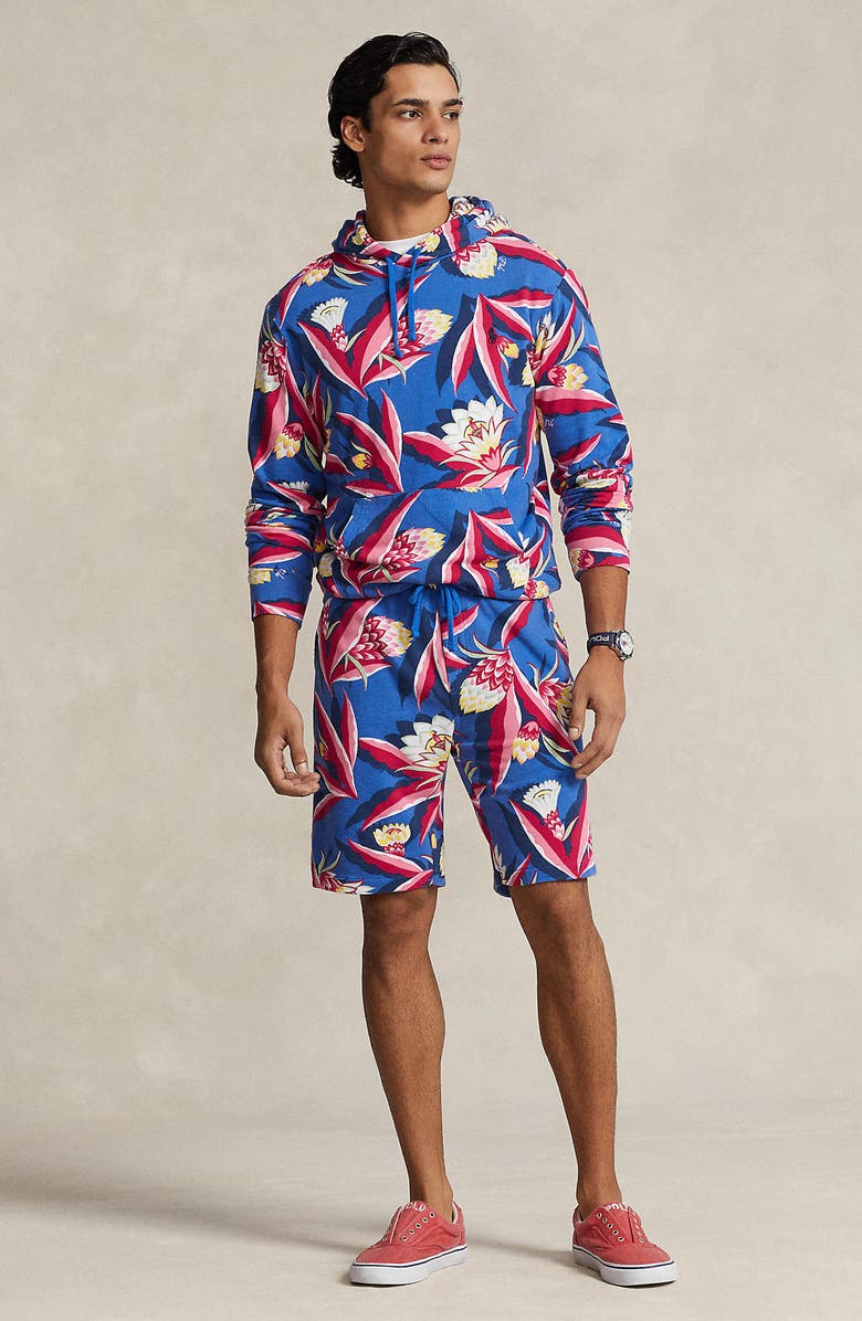 Polo Ralph Lauren Floral French Terry Hoodie, Alternate, color,