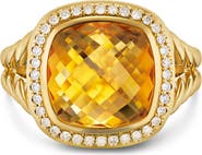 David Yurman Albion Ring in 18K Yellow Gold with Diamonds