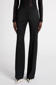 McQueen Narrow Bootcut Wool Trousers