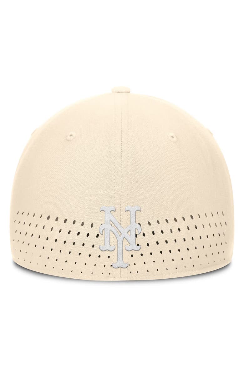 Nike Men's Nike Cream New York Mets Rise Performance Flex Hat, Alternate, color, Cream