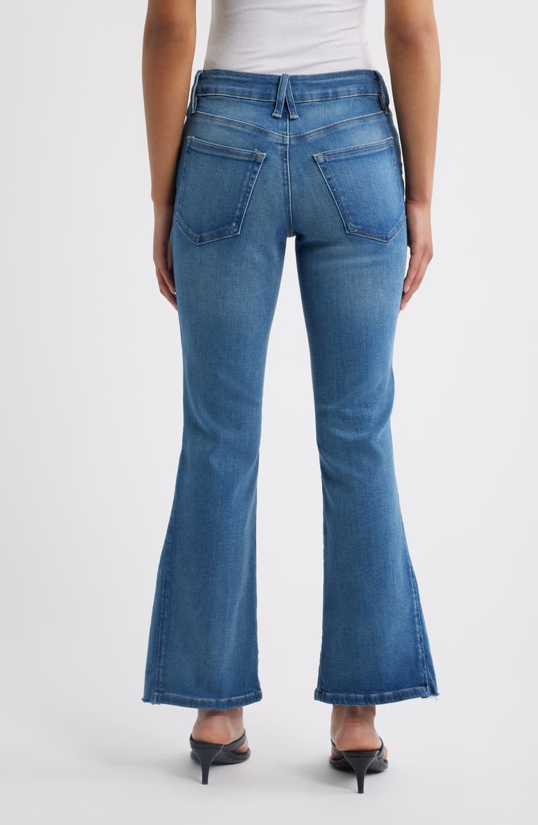 Good American Soft High Waist Bootcut Jeans, Alternate, color, Indigo1238