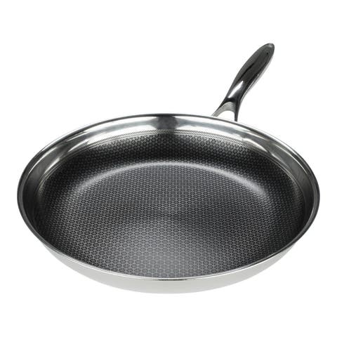 Black Cube 11 Inch Stainless/Nonstick Hybrid Fry Pan